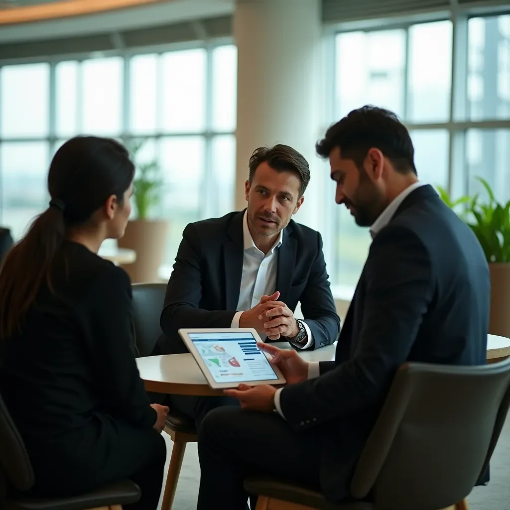 Modern office environment