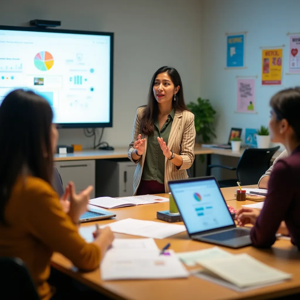 Professional team collaboration